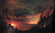 Jules Tavernier Kilauea Caldera oil